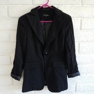 Black Blazer Suit Jacket Sz M